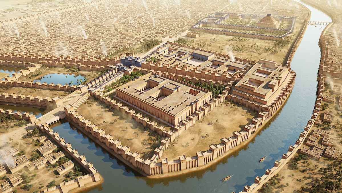 Die Stadt Babylon Online-Puzzle vom Foto