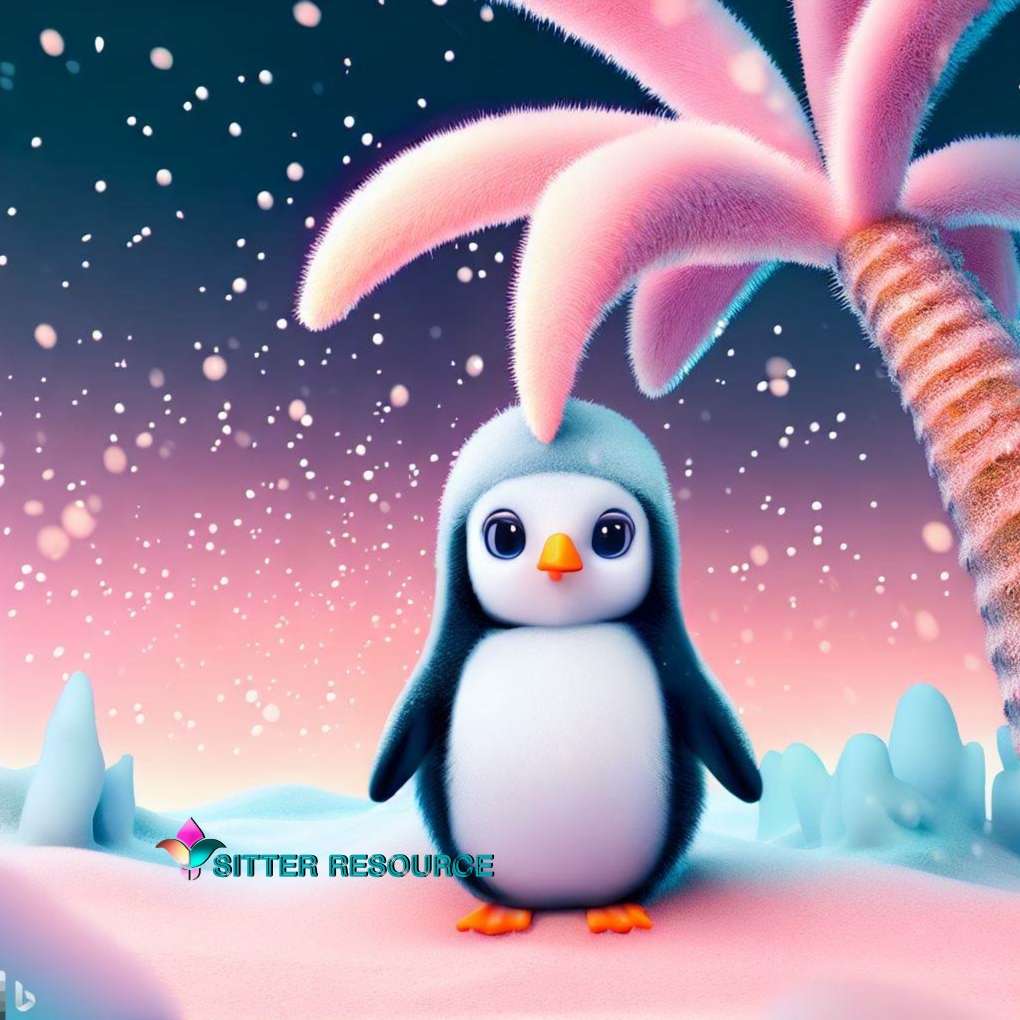 Пингвин на мозайката онлайн пъзел от снимка
