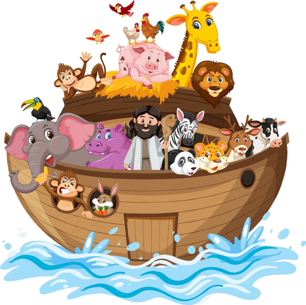 noahs ark puzzle online from photo