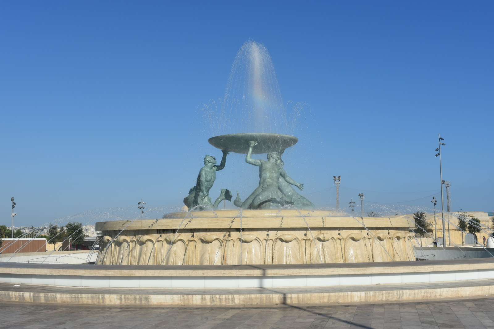 фонтан тритоні скласти пазл онлайн з фото