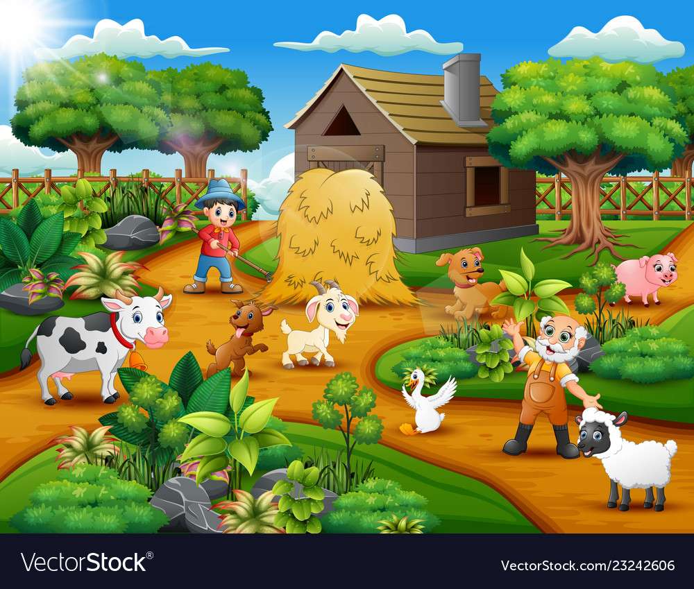 fattoria degli animali puzzle online