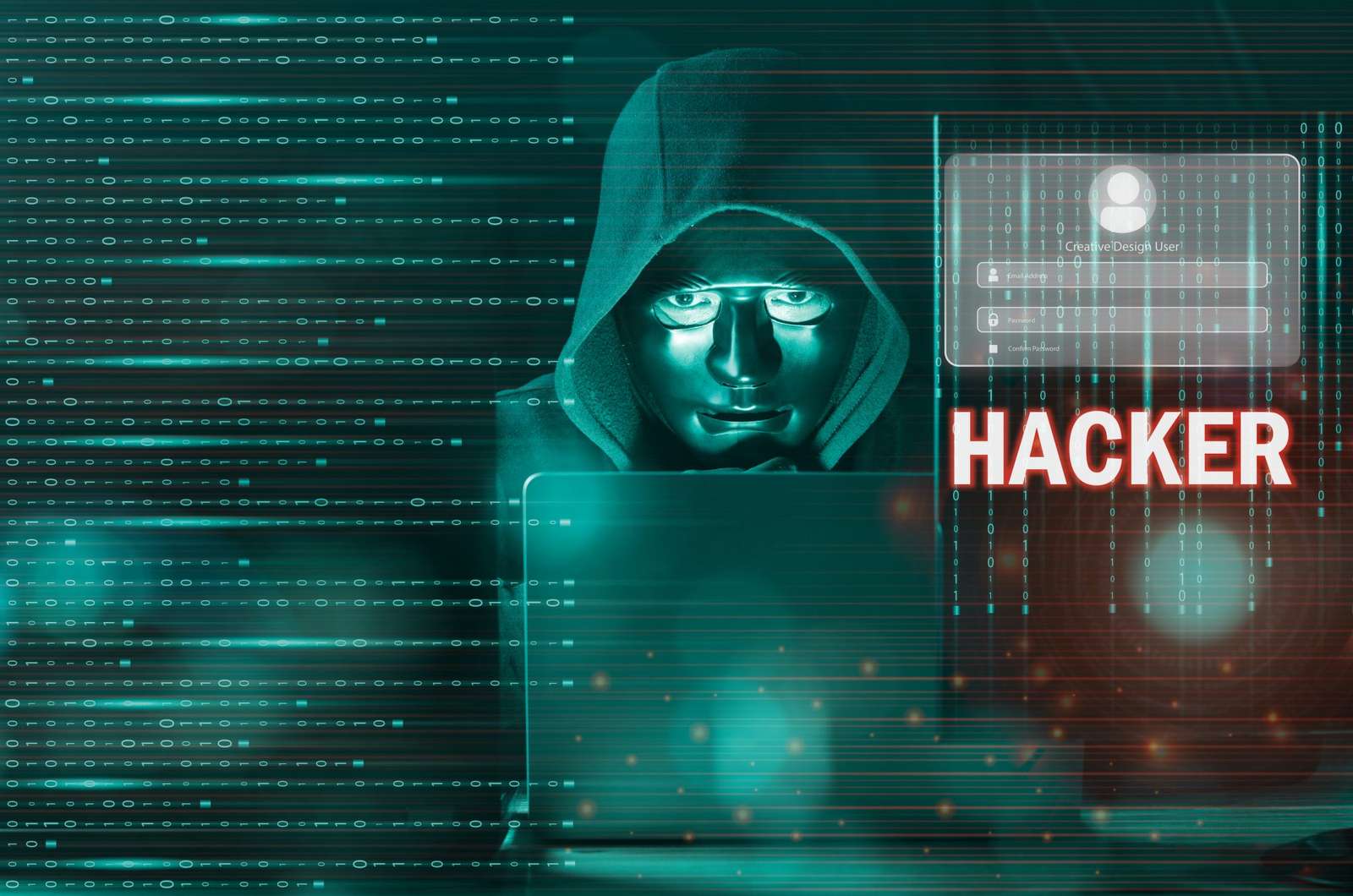temný hacker puzzle online z fotografie