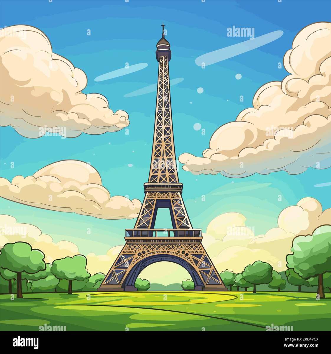 eiffel Tower puzzle online from photo