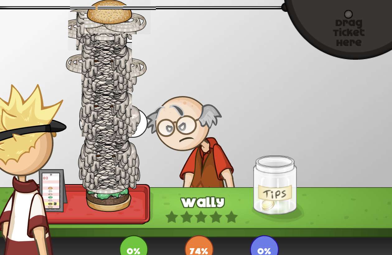 WALLY COMESHOT BURGER puzzle online from photo