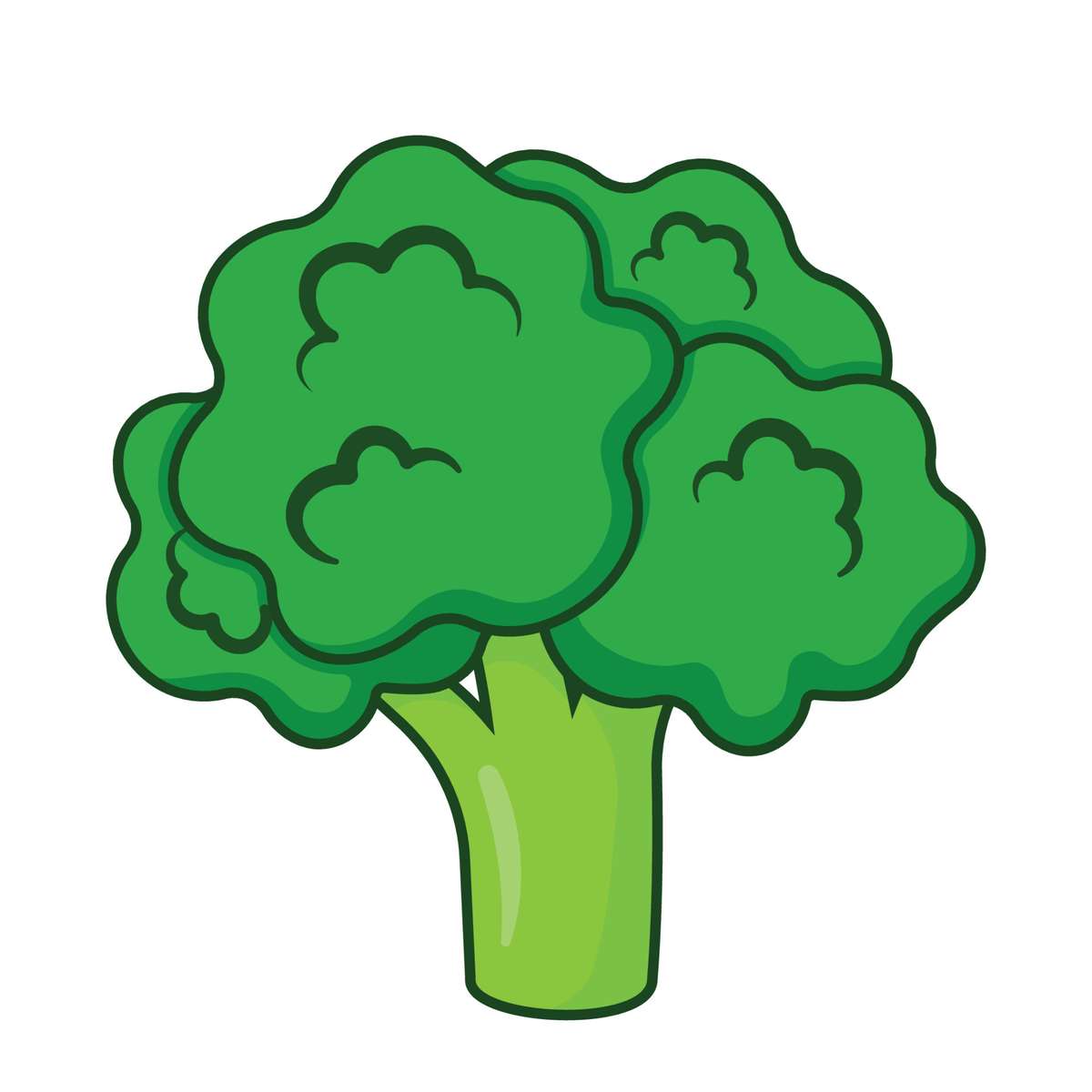 Verduras de brócoli rompecabezas en línea