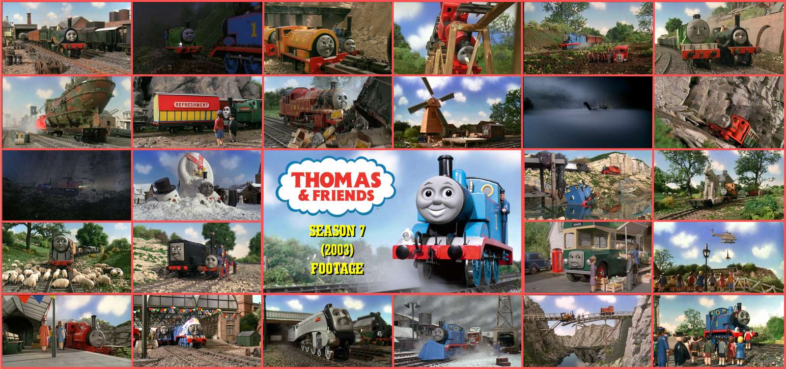 Thomas & Friends säsong 7 pussel online från foto