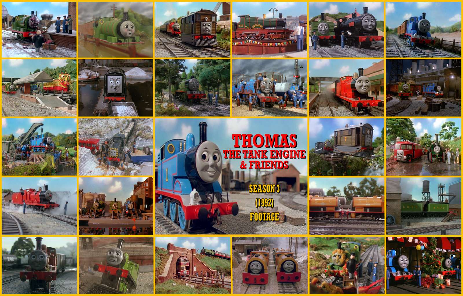 Паровозик Томас 3 сезон пазл онлайн из фото