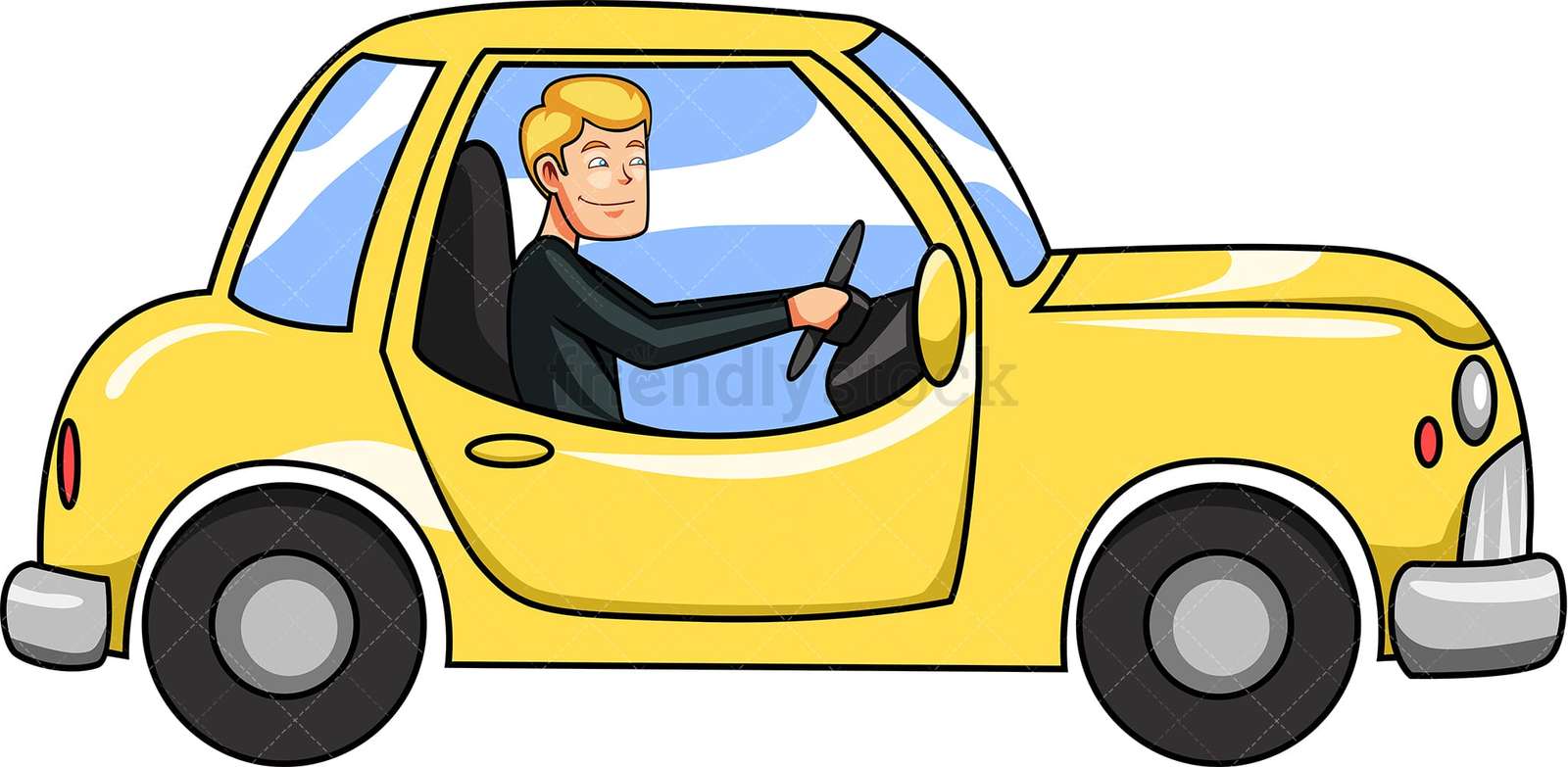 chauffeur de taxi puzzle en ligne