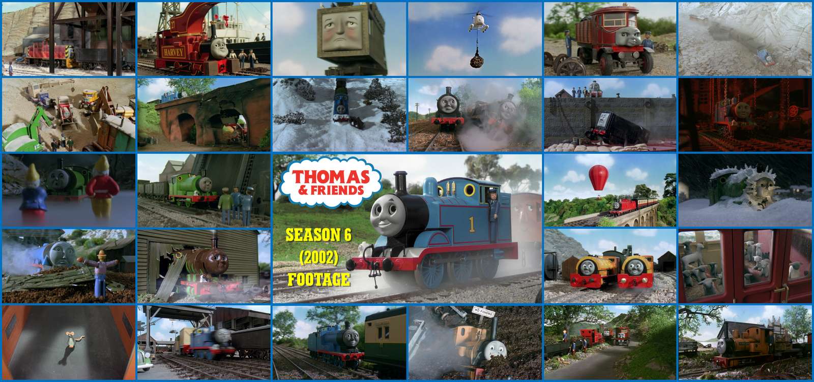 Thomas the Tank Engine Season 6 puzzle online from photo