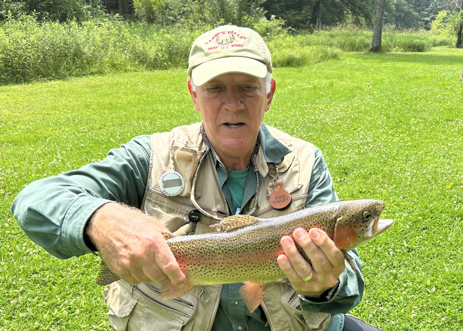 Pat With Trout puzzle online from photo