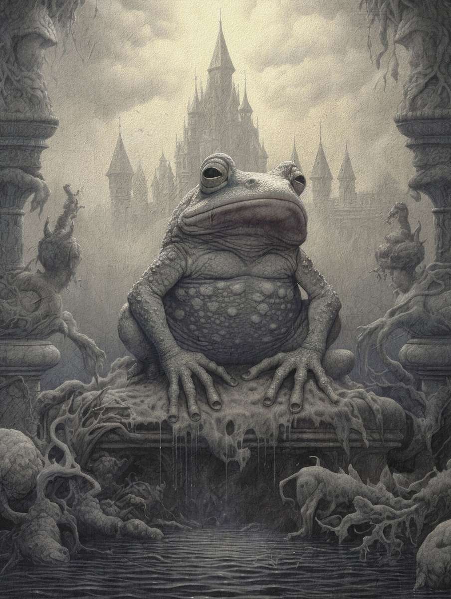 Germaine Vampire Frog puzzle online z fotografie