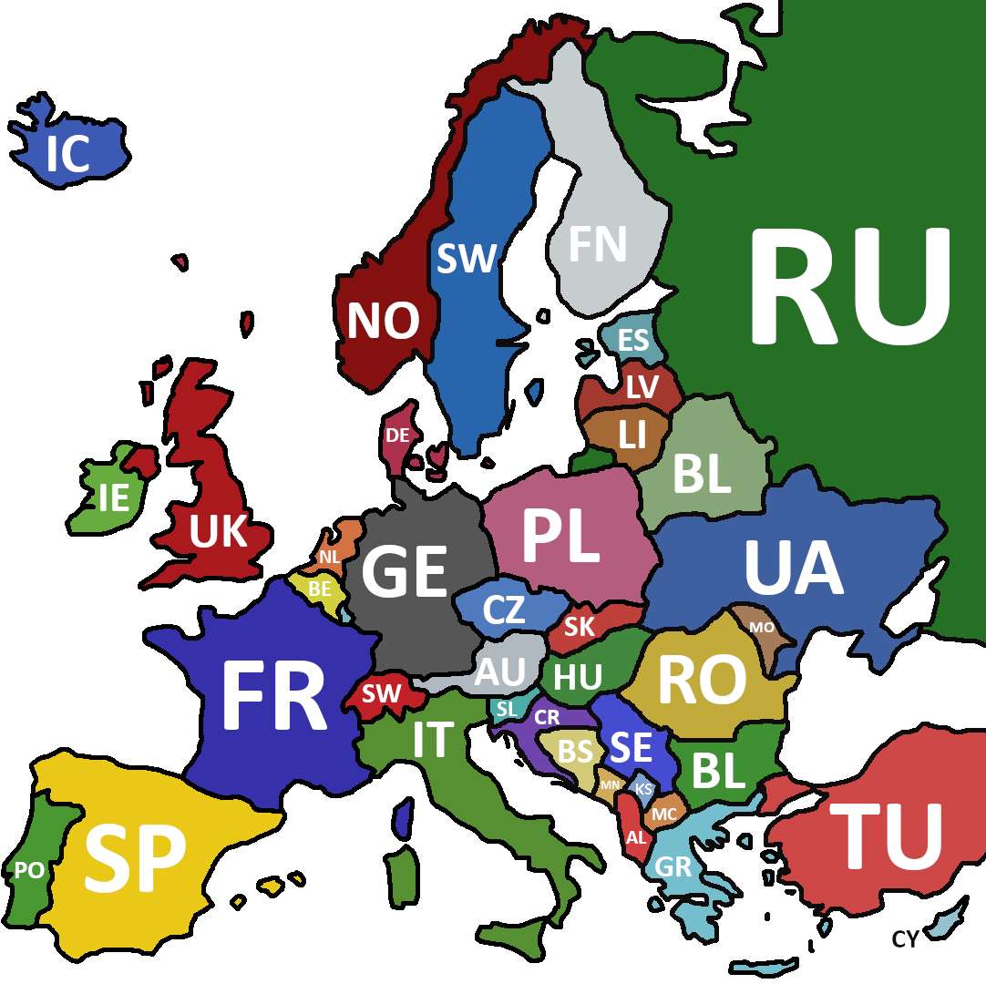 Europa puzzel online puzzel