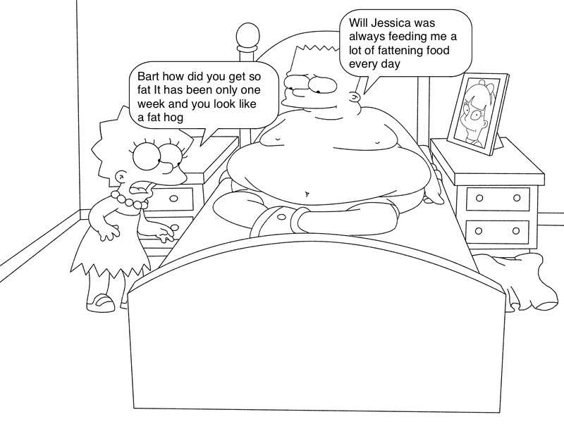 Толстый Барт Симпсон онлайн-пазл