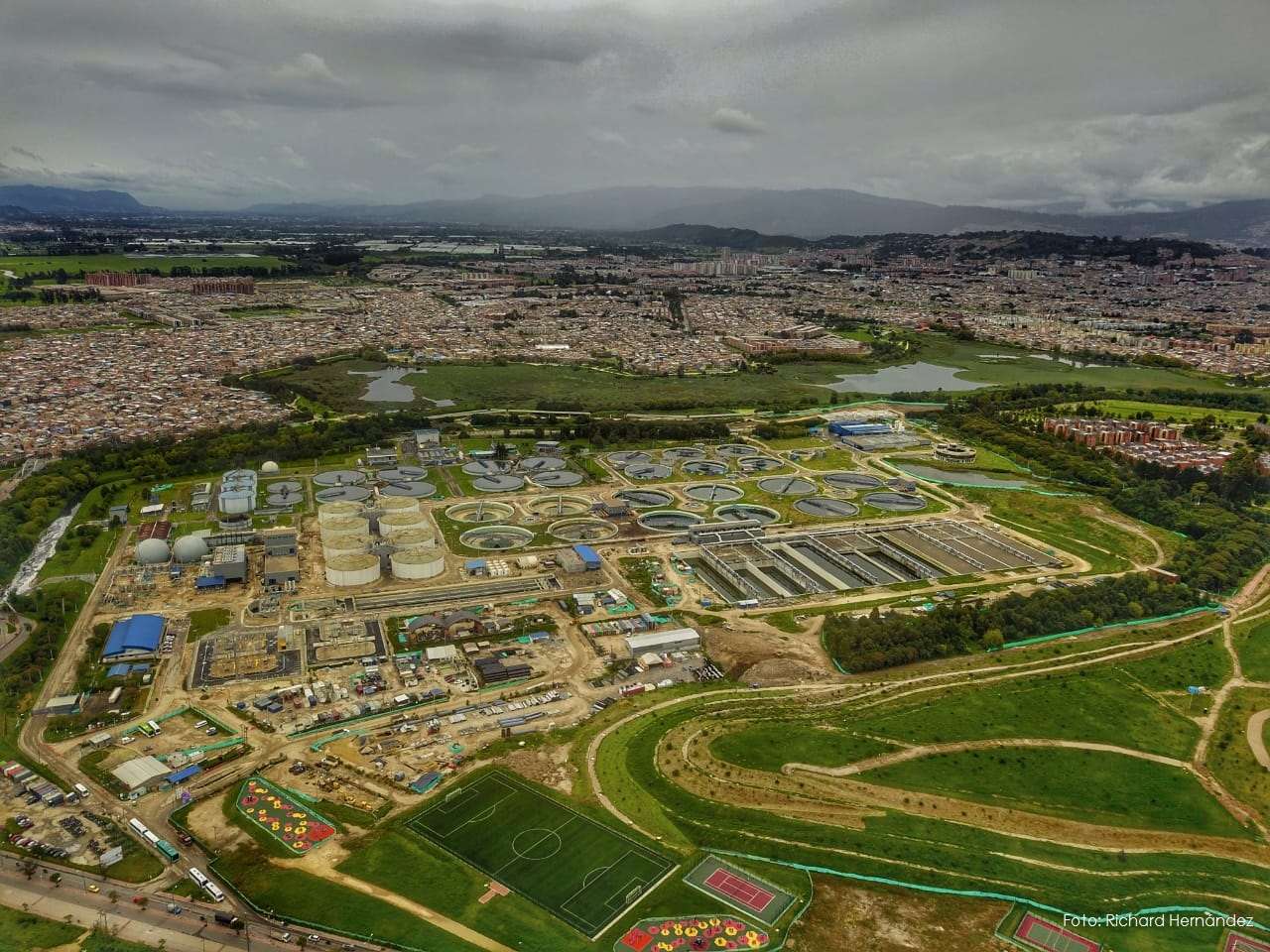 Râul Bogota puzzle online din fotografie