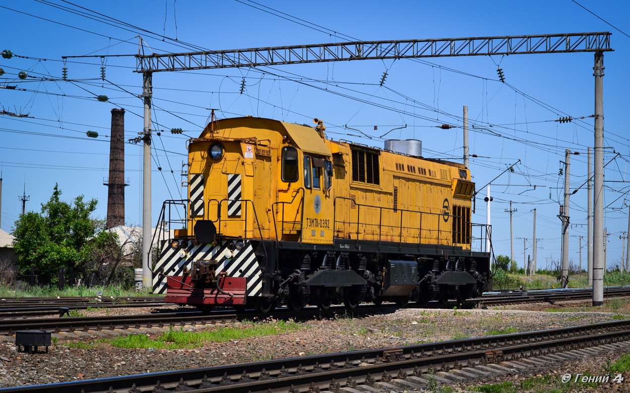 dieselová lokomotiva TEM 7A puzzle online z fotografie