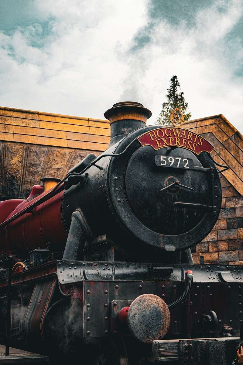 Hogwarts Express pussel online från foto