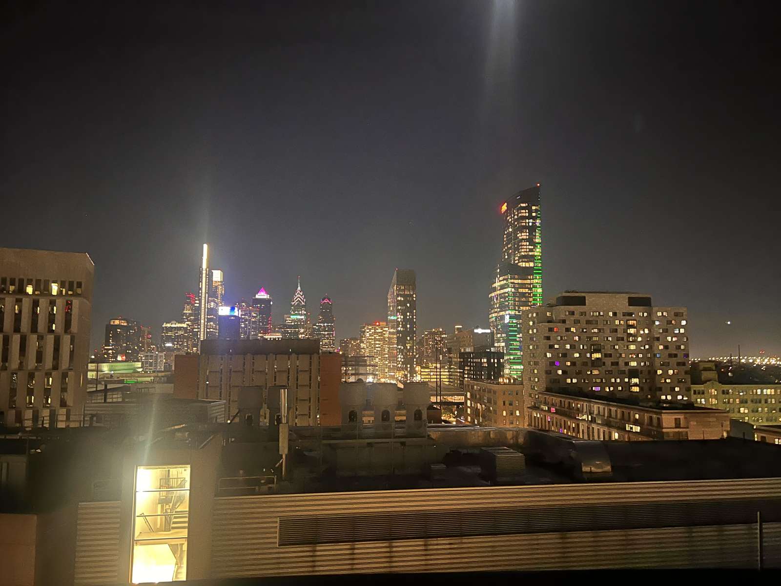 Panorama Philadelphie puzzle online z fotografie