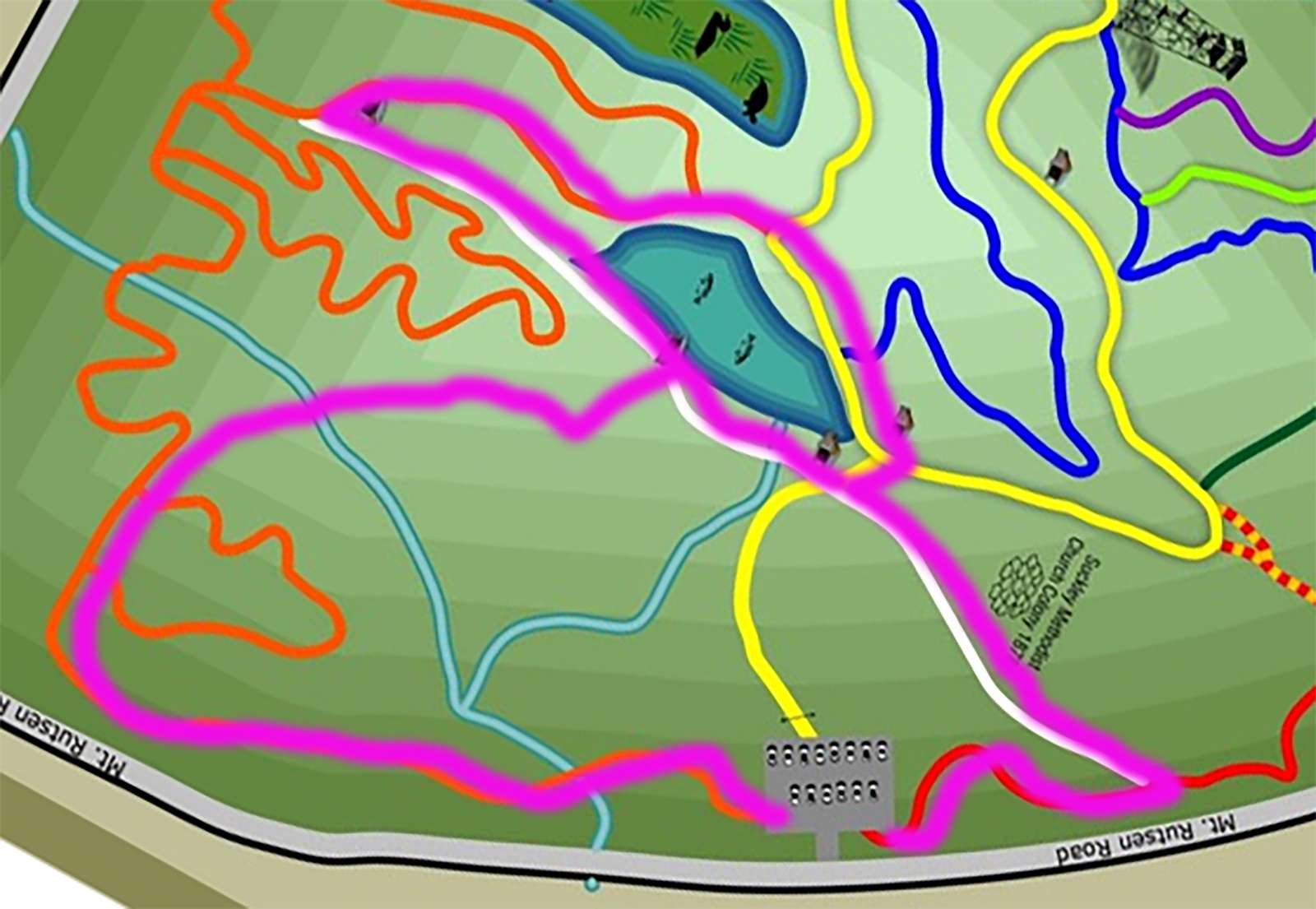 Карта Фернкліфа онлайн пазл