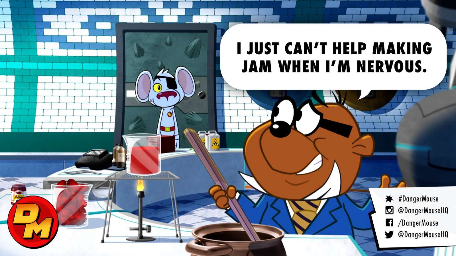 Danger Mouse puzzle online from photo