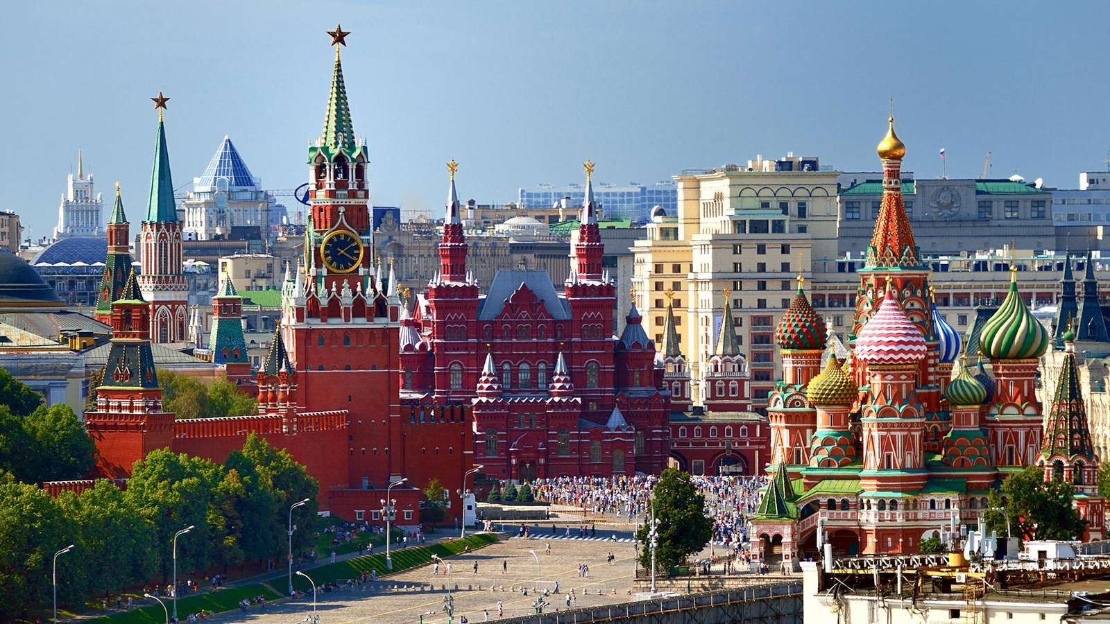 Moskevské Rudé náměstí online puzzle