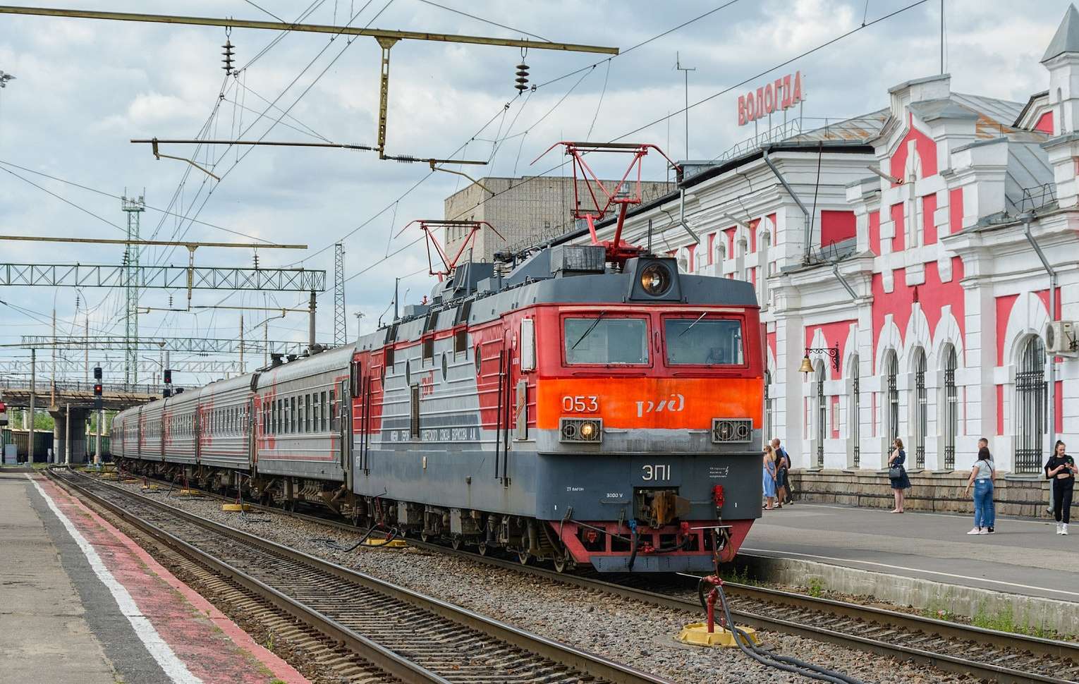 Σιδηροδρομικός Σταθμός Ρωσικοί Σιδηρόδρομοι online παζλ