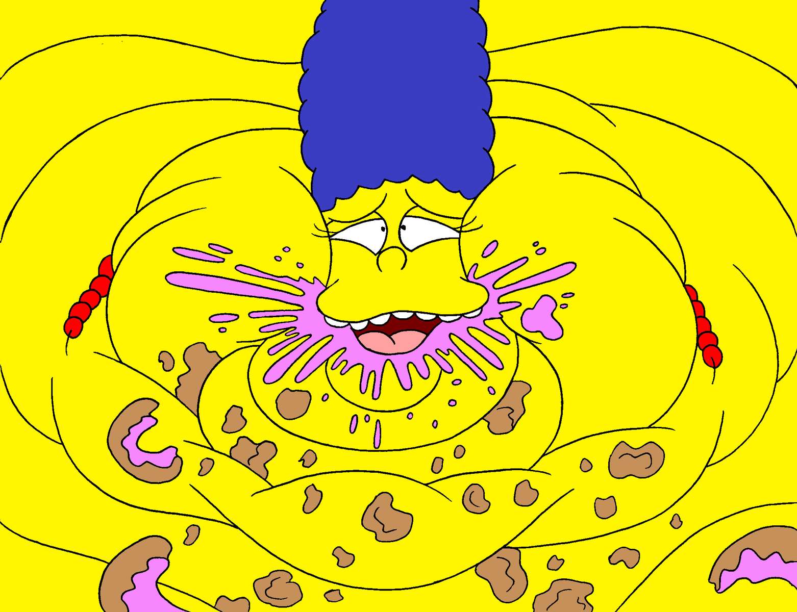 Fat Marge puzzle online from photo