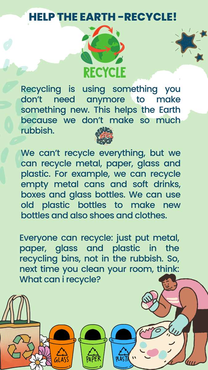 puzzel recyclen online puzzel