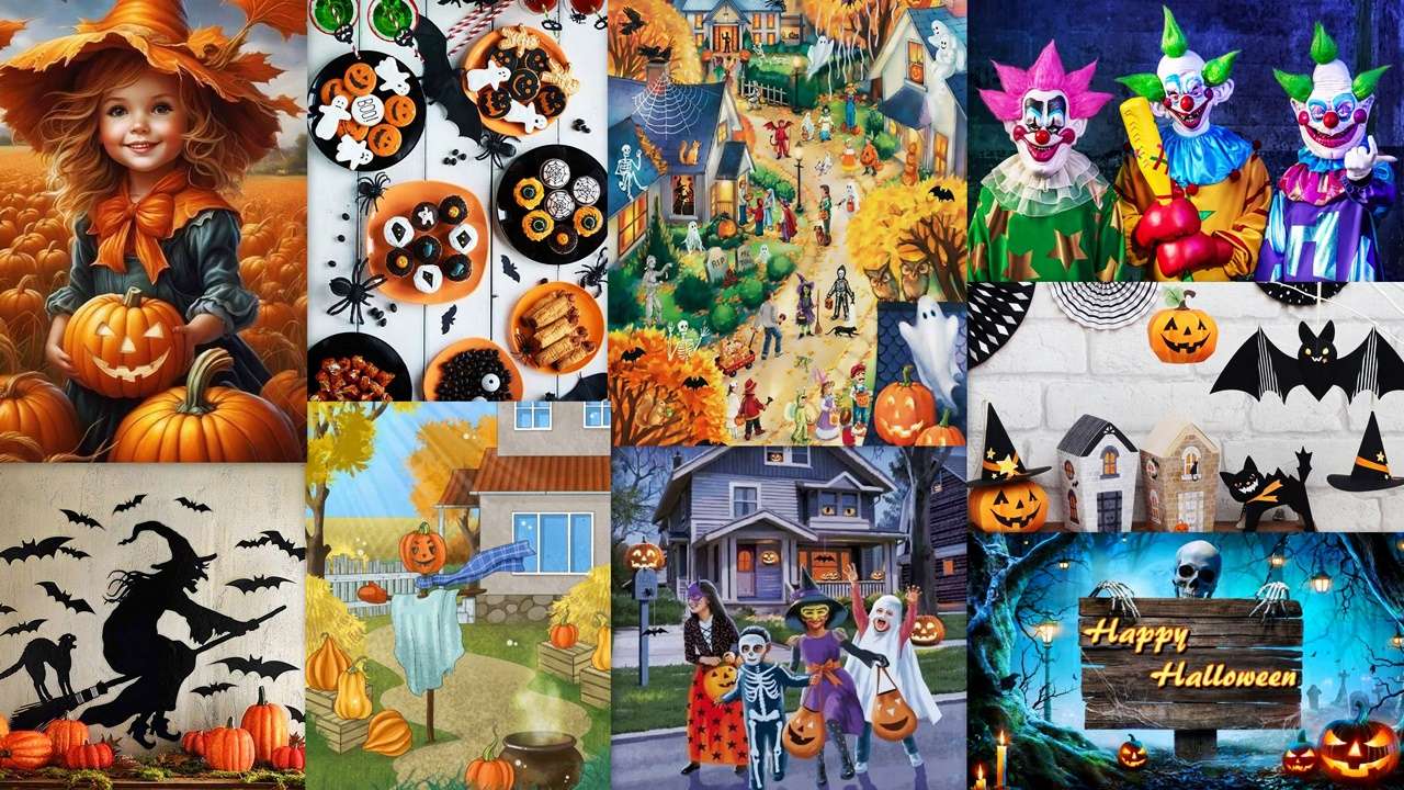Halloween online puzzle