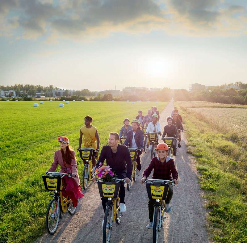 Градски велосипед онлайн пъзел от снимка