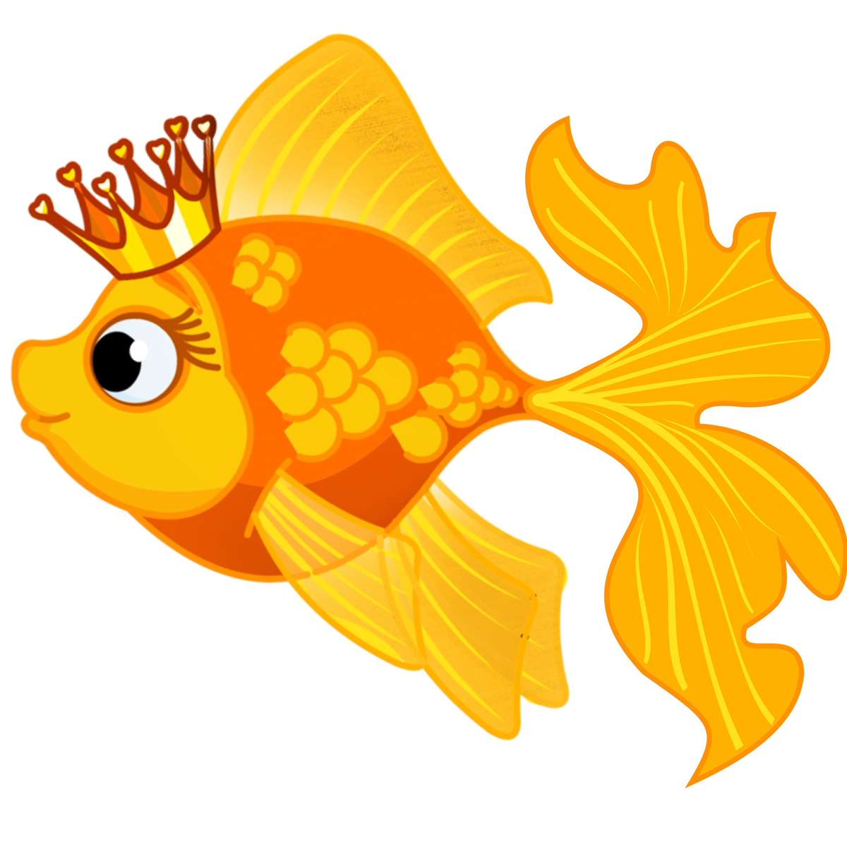Goldfisch-Spiel Online-Puzzle vom Foto