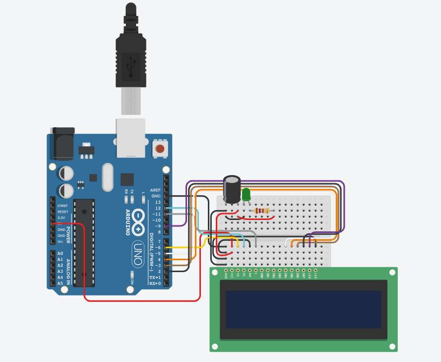 LCD WITHOUT POTENTIOMETER puzzle online from photo