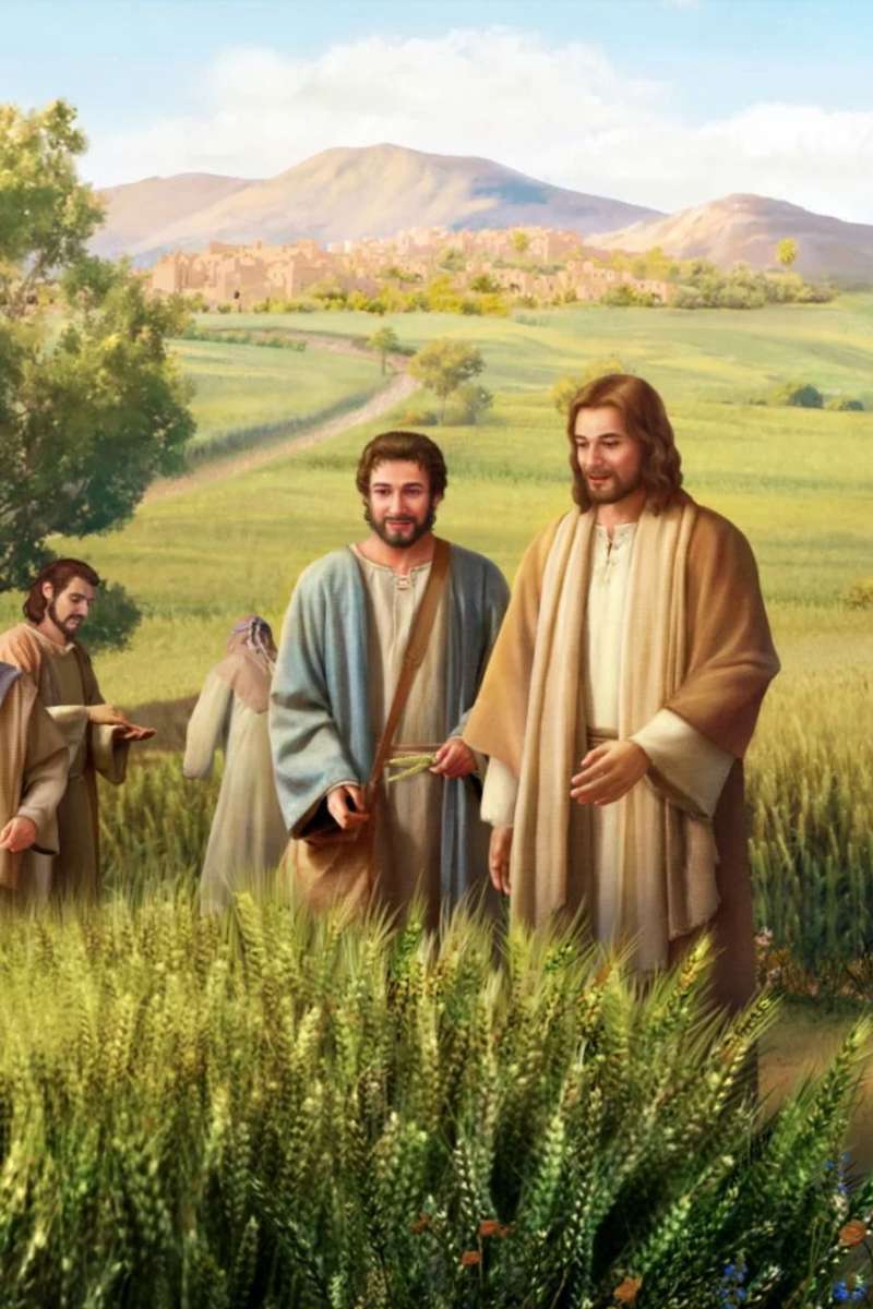 Jezus en Petrus online puzzel