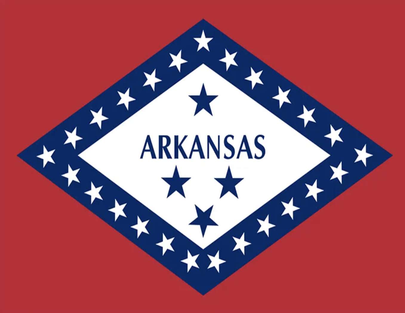 Bandera de Arkansas rompecabezas en línea