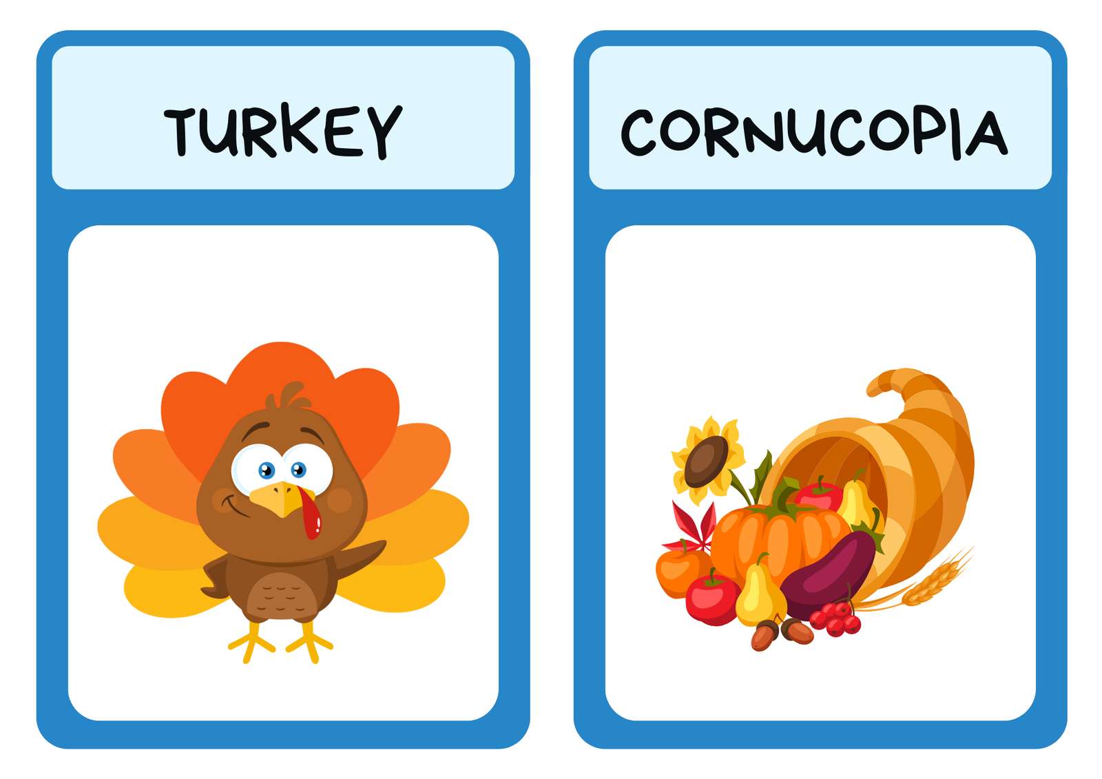 Turkije voor Thanksgiving online puzzel