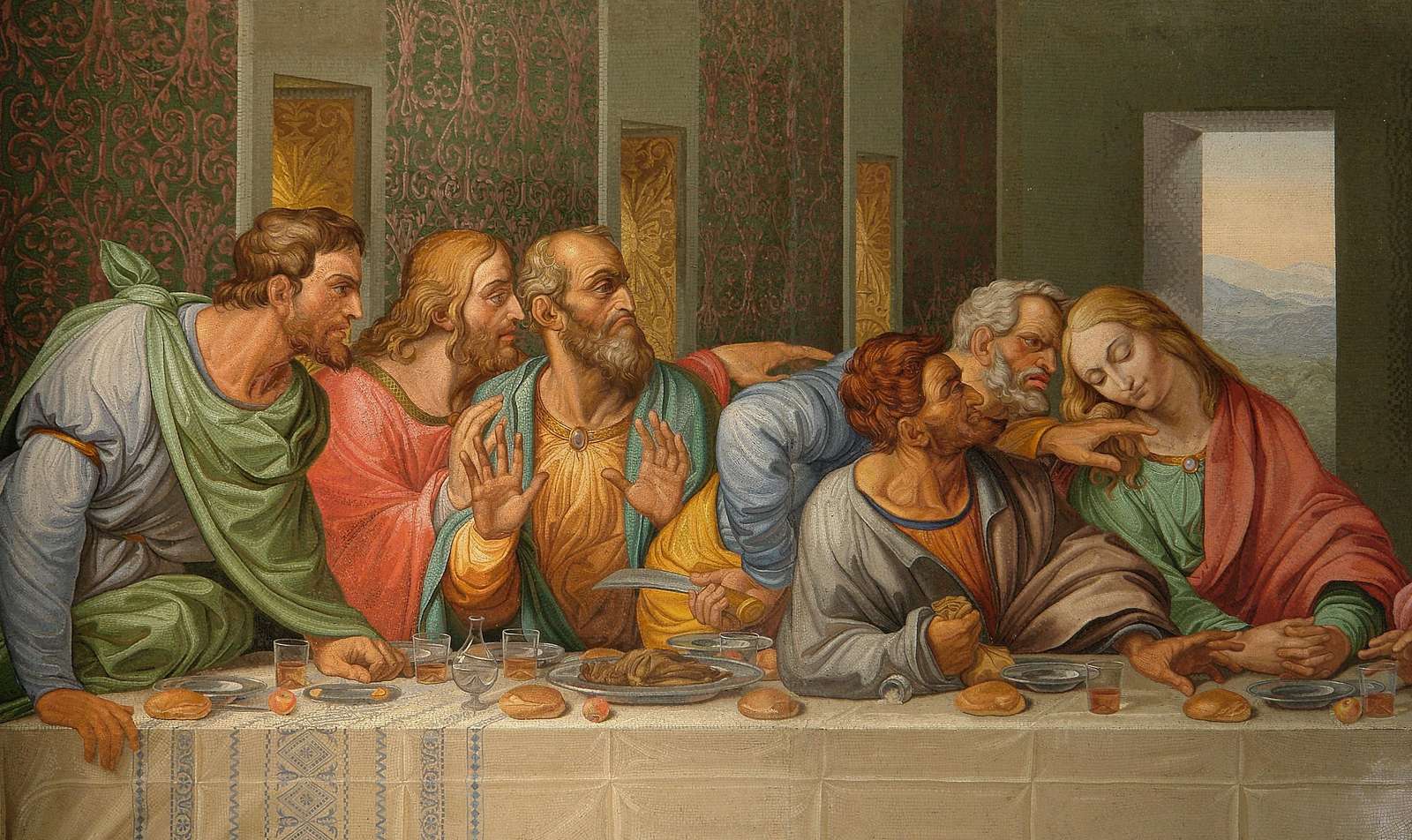 The Last Supper puzzle online from photo