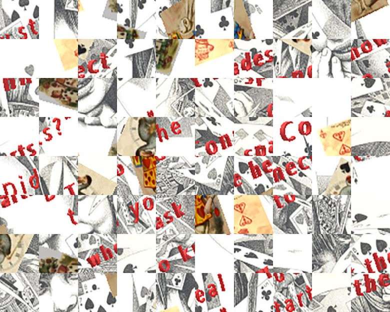 Alice Csodaországban puzzle online fotóról
