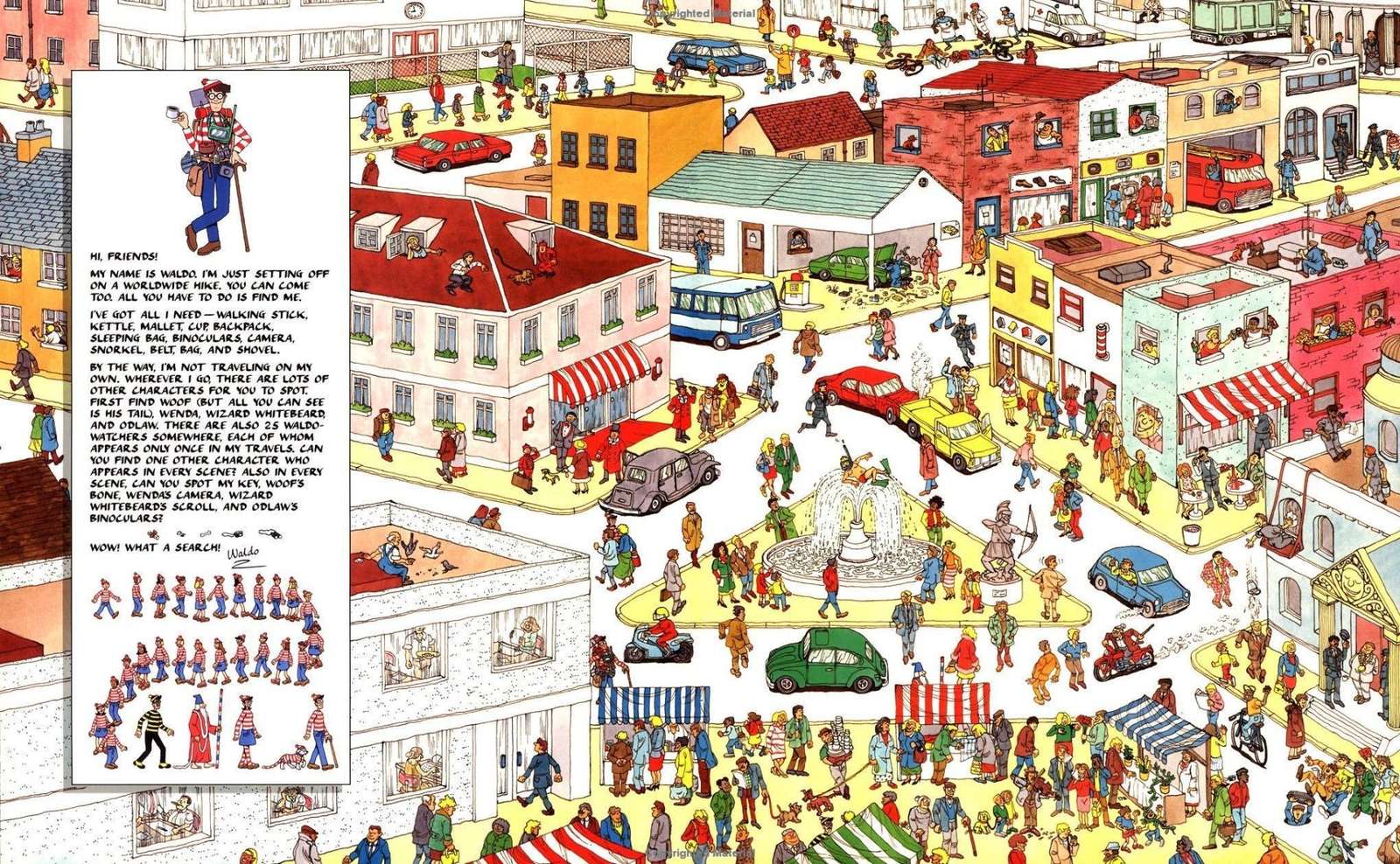 Finding Wally puzzle online from photo