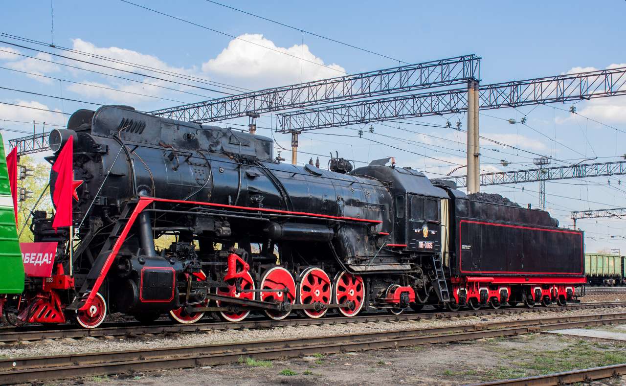 Locomotoras de vapor de la URSS puzzle online a partir de foto