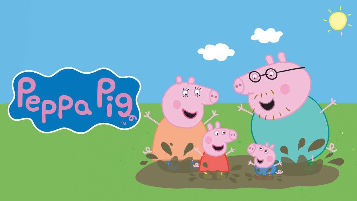 Peppa gris! pussel online från foto