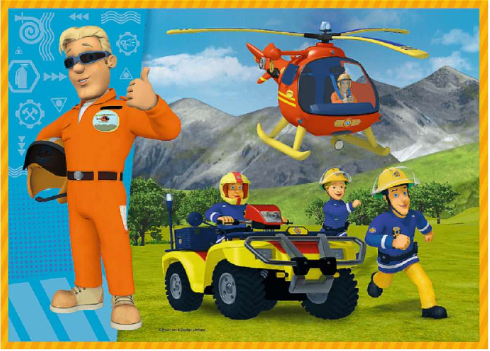 FIREMAN SAM puzzle online from photo
