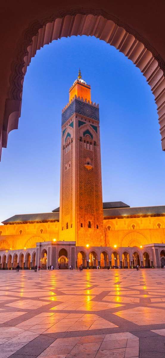 モスク モロッコ 写真からオンラインパズル