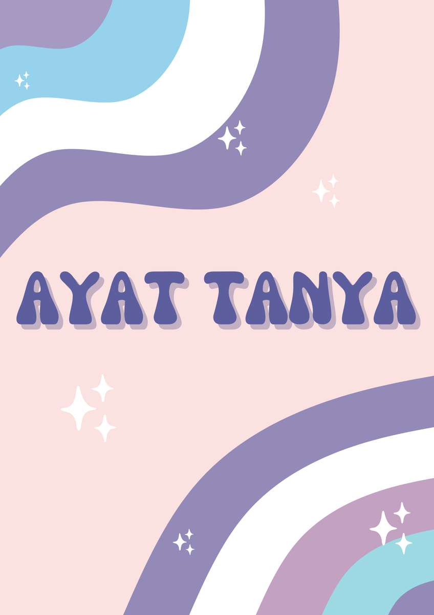 Ayat Tanya puzzle en ligne à partir d'une photo
