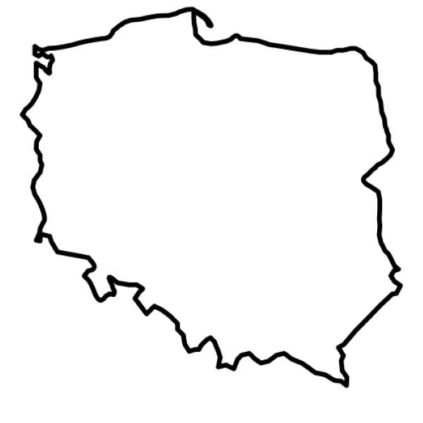 Lengyelország körvonala online puzzle