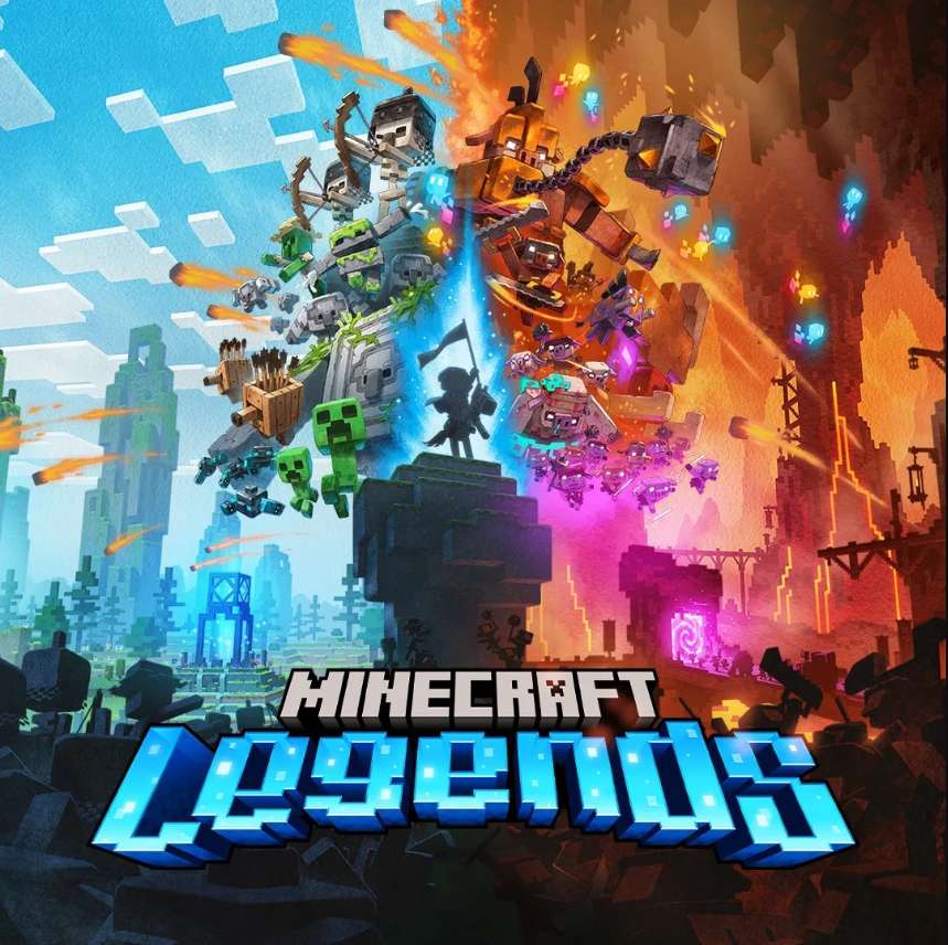 Minecraft Legends pussel online från foto