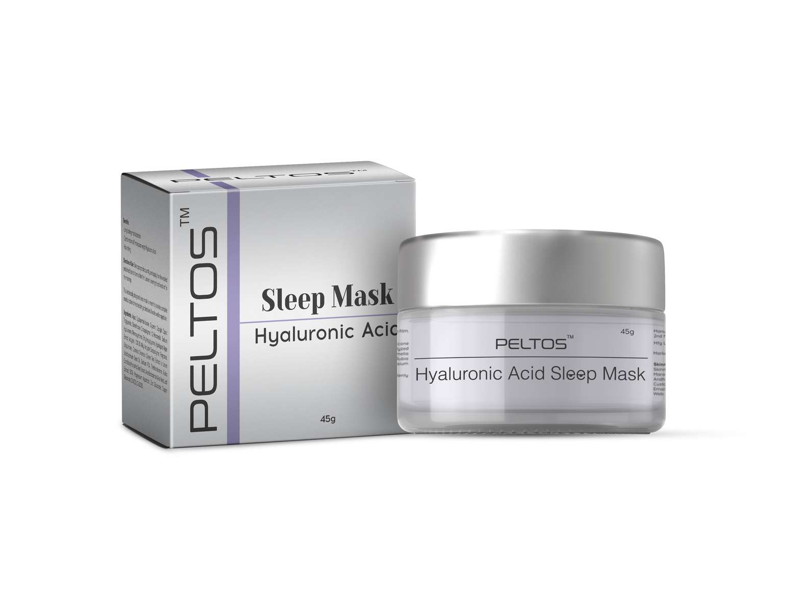 Masque de sommeil à l'acide hyaluronique Peltos de Skinnovatio puzzle en ligne