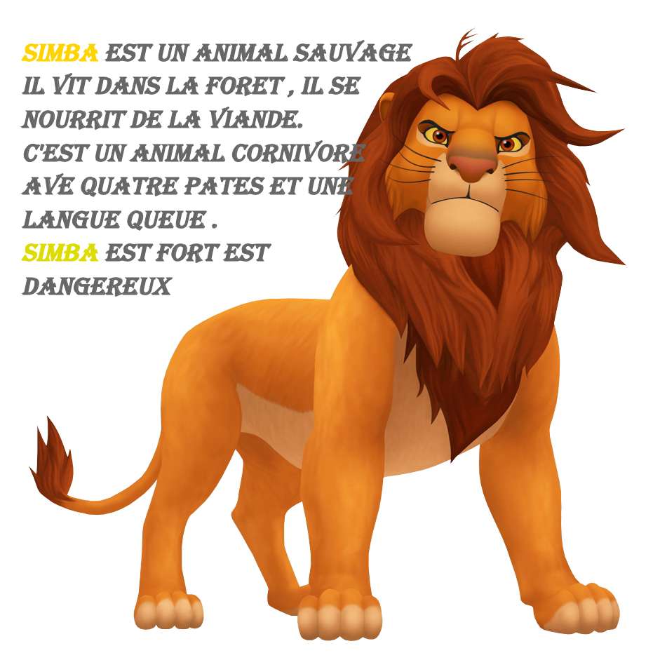 Simba le roi lion Online-Puzzle