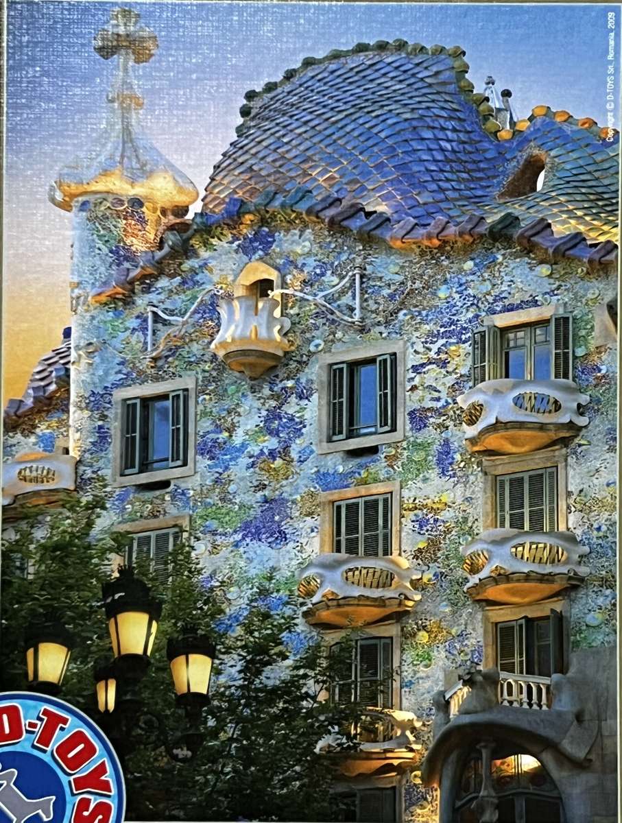 Casa Batlló puzzle online z fotografie
