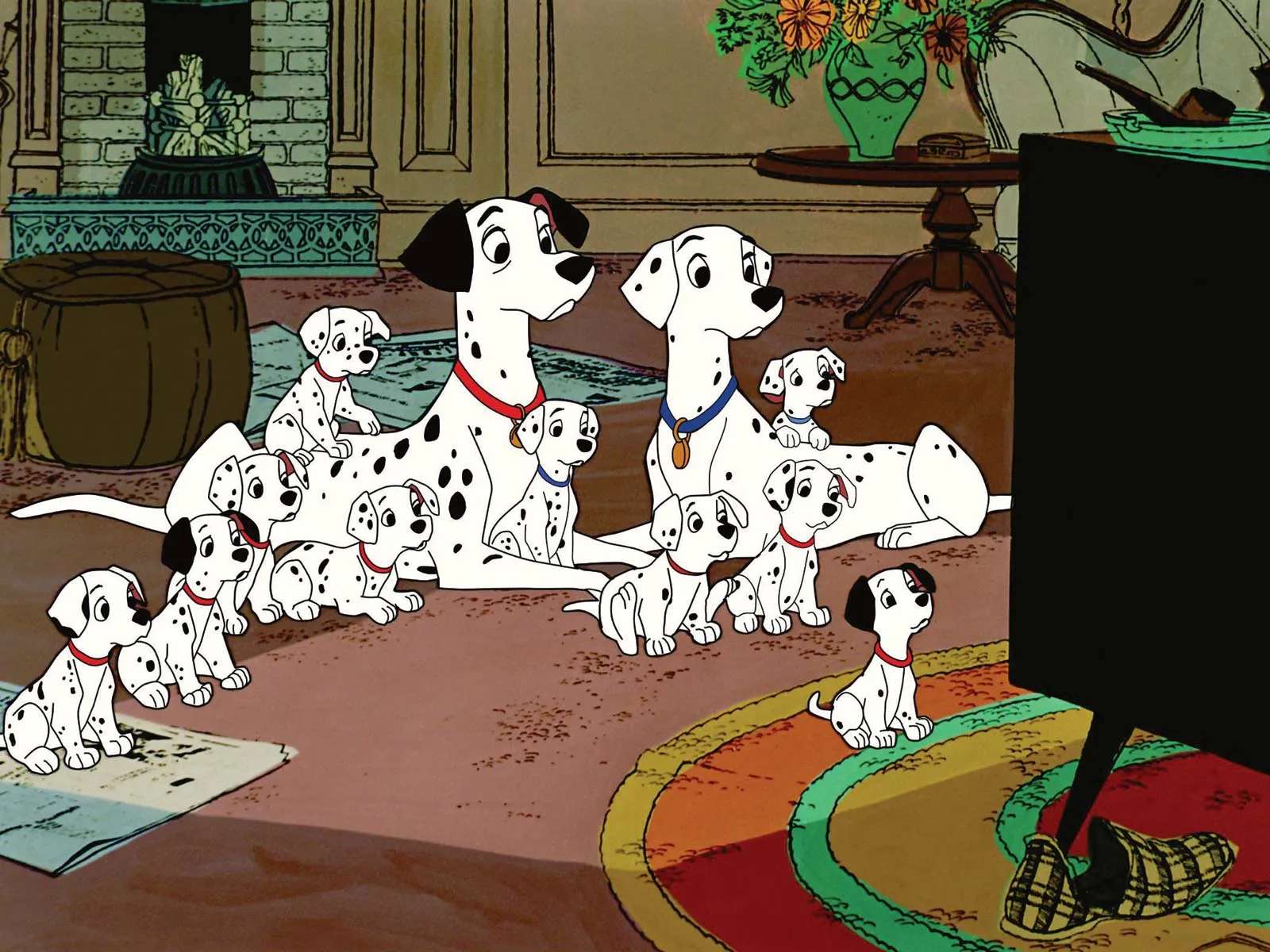 Dalmation puzzle online from photo