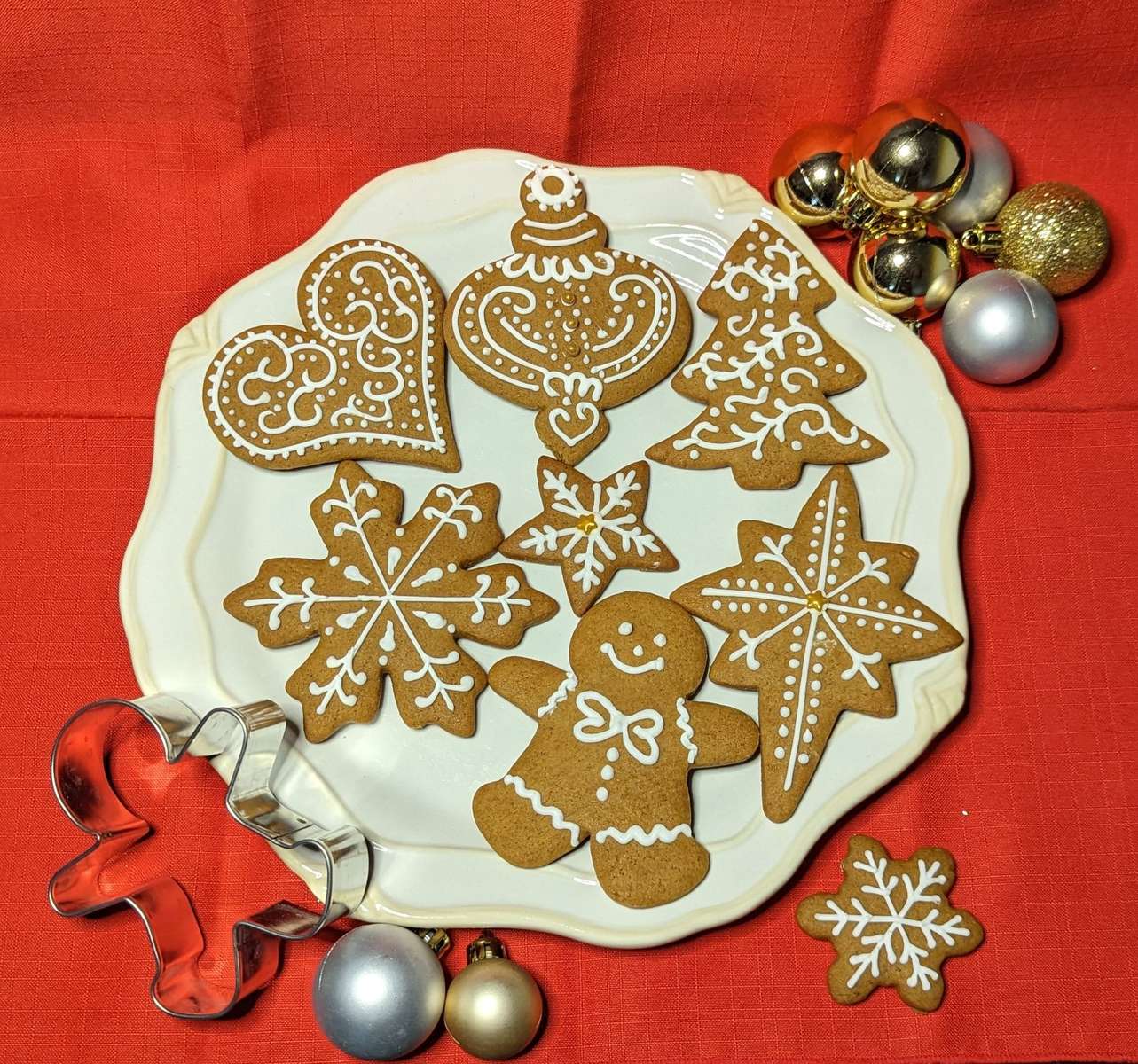Dia 1 Biscoitos de Natal puzzle online a partir de fotografia