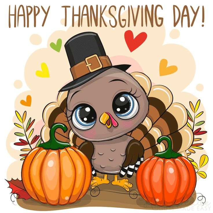 Thanksgiving puzzle online from photo